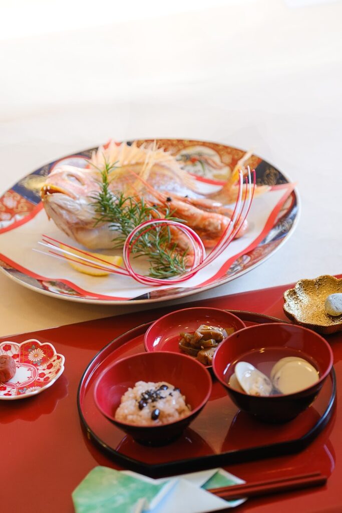 敦賀市　ぼたん亭　お食い初め